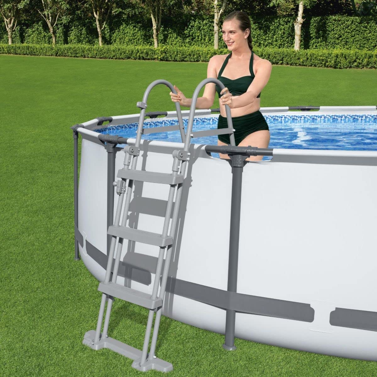 Scaletta di sicurezza per piscine 107 cm