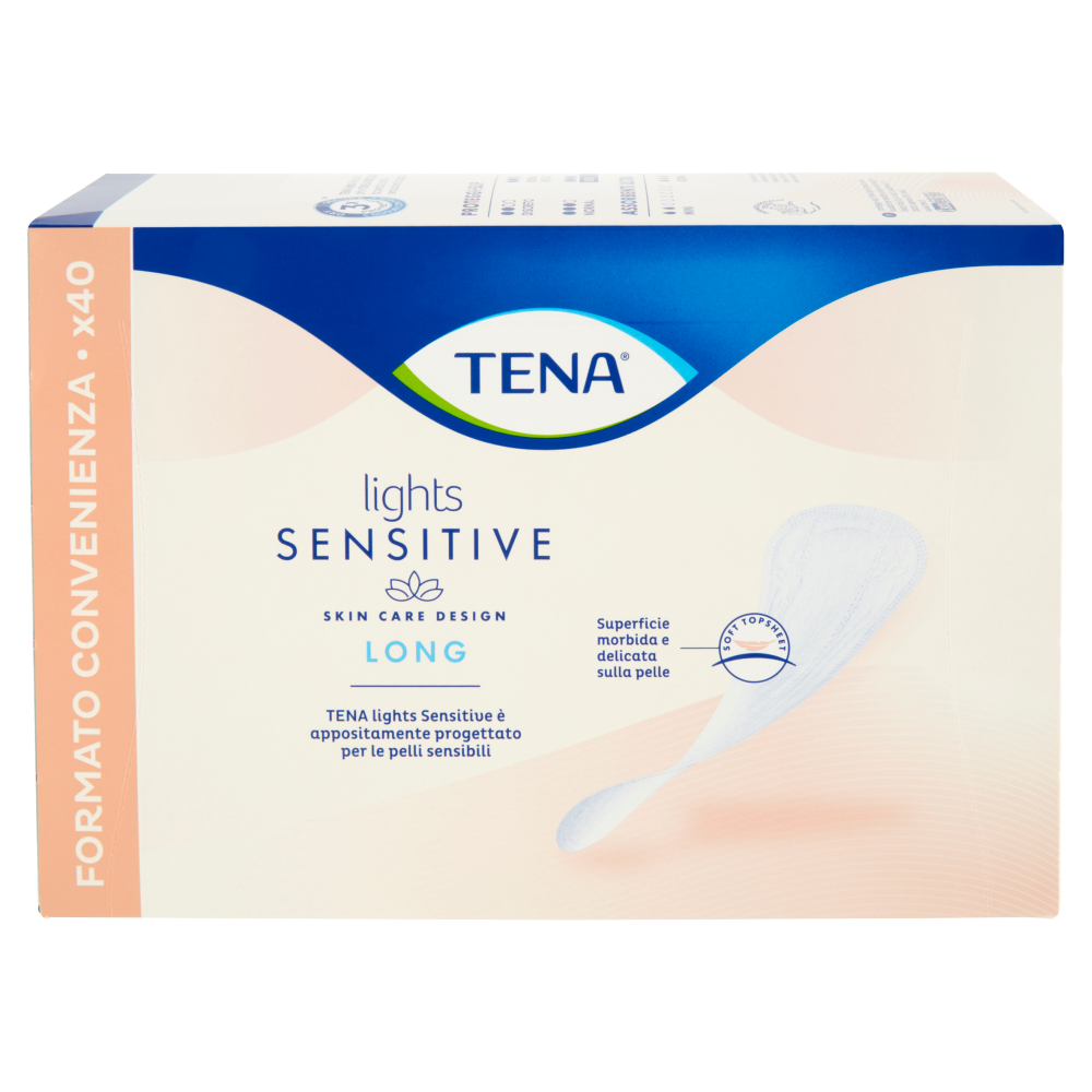 Tena lights Sensitive Proteggi-Slip Long 40 pz