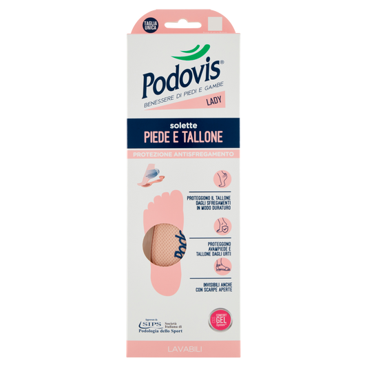 Podovis Lady solette Piede e Tallone Taglia Unica 1 Paio (25579930)