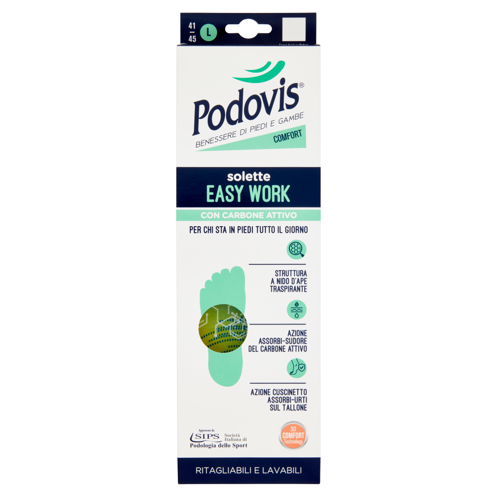 Podovis Comfort solette Easy Work L 41/45 1 Paio (25579871)