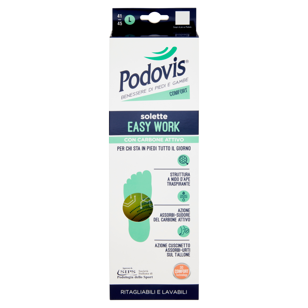 Podovis Comfort solette Easy Work L 41/45 1 Paio (25579872)