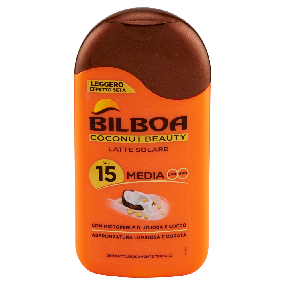 Bilboa Coconut Beauty Latte Solare SPF 15 Media 200 ml