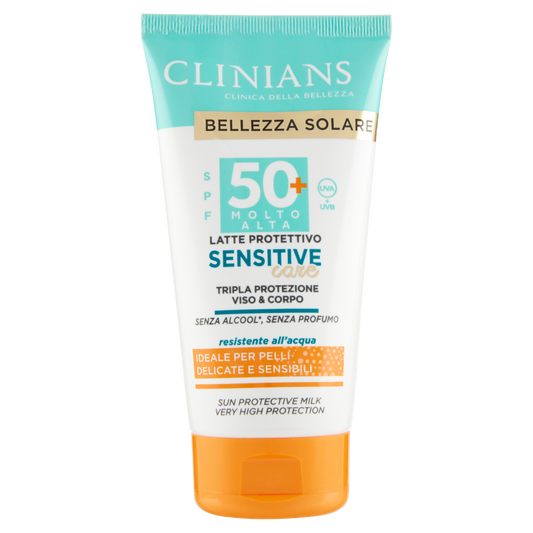 Clinians Bellezza Solare SPF 50+ Molto Alta Latte Protettivo Sensitive care 150 mL (25523015)