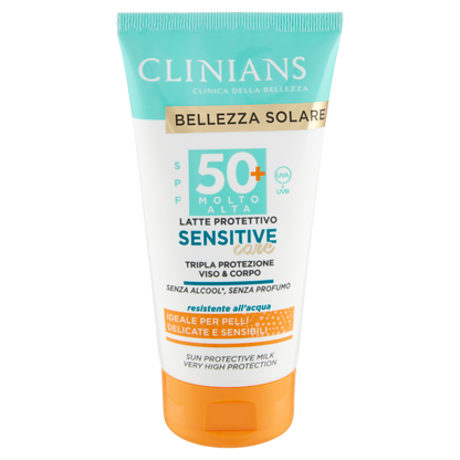 Clinians Bellezza Solare SPF 50+ Molto Alta Latte Protettivo Sensitive care 150 mL (25523016)