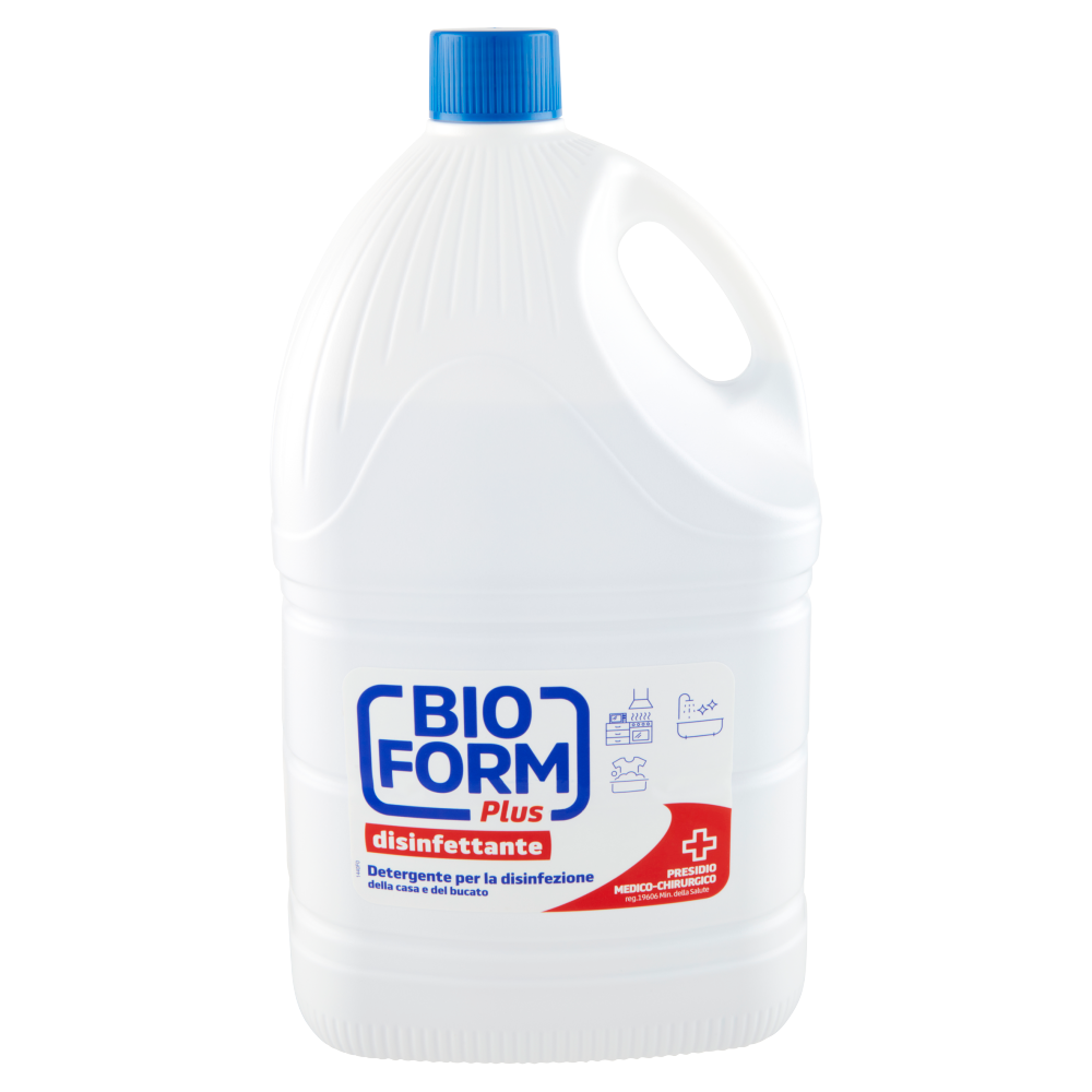 Bioform Plus disinfettante Detergente per la disinfezione della casa e del bucato 4,5 L