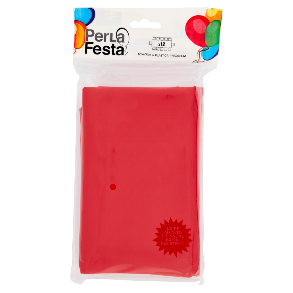 PerLa Festa Tovaglia in Plastica 140X260 cm