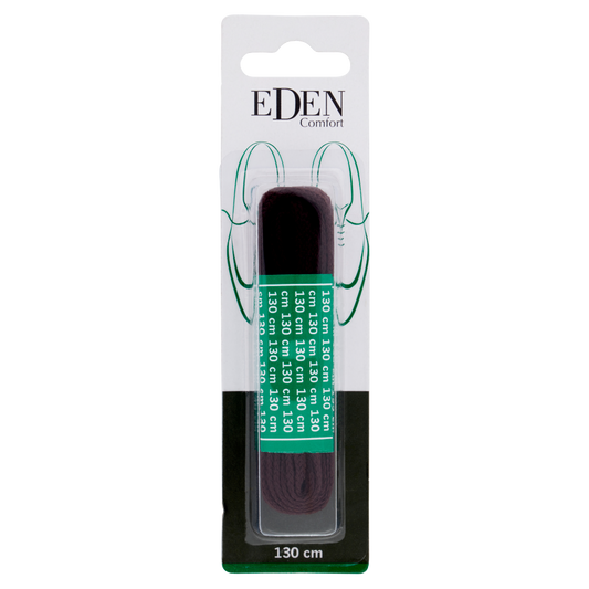Eden Comfort Lacci piatti marroni 130 cm 1 Paio (25525859)