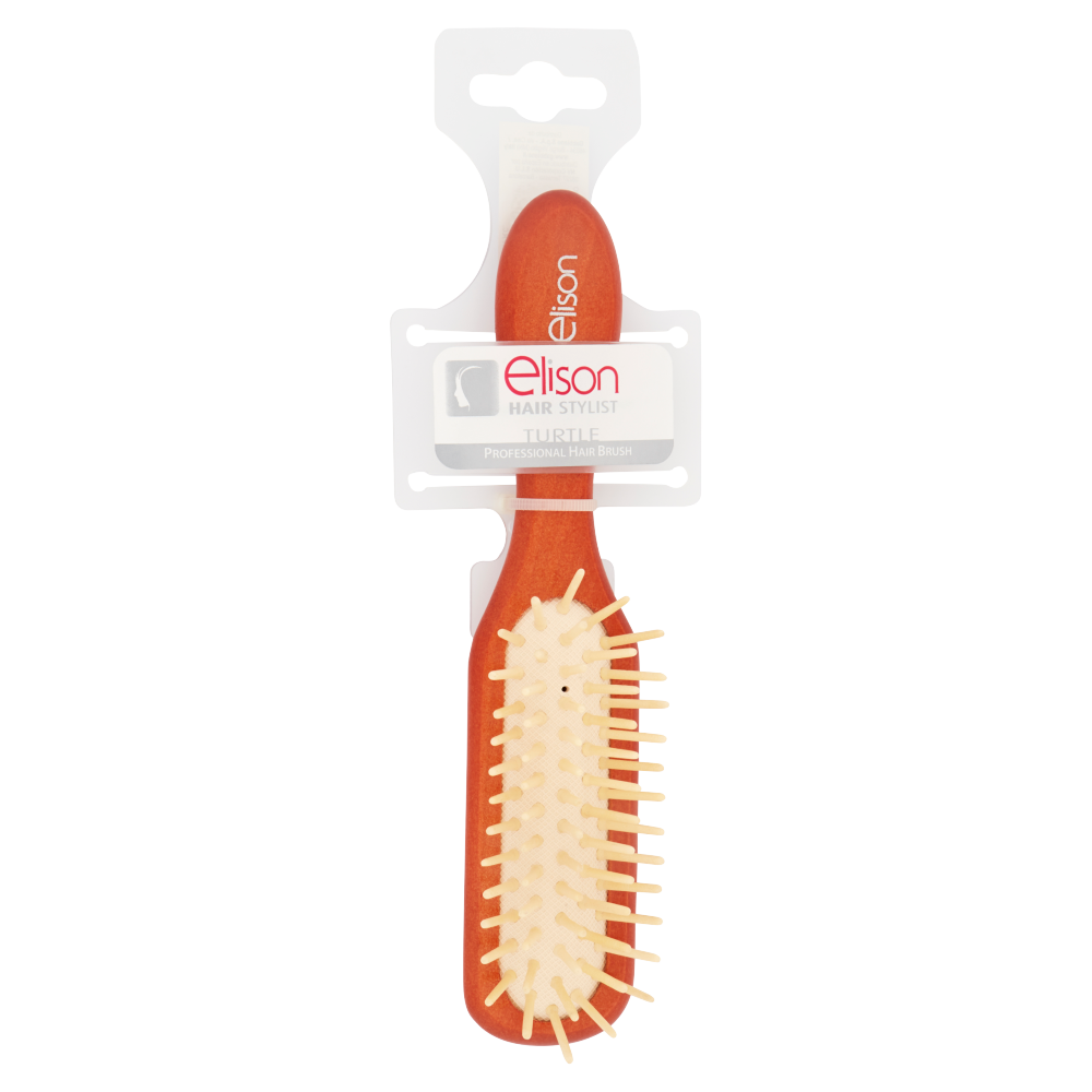 elison Hair Stylist Professional Hair Brush Spazzola legno rettangolare picchi legno