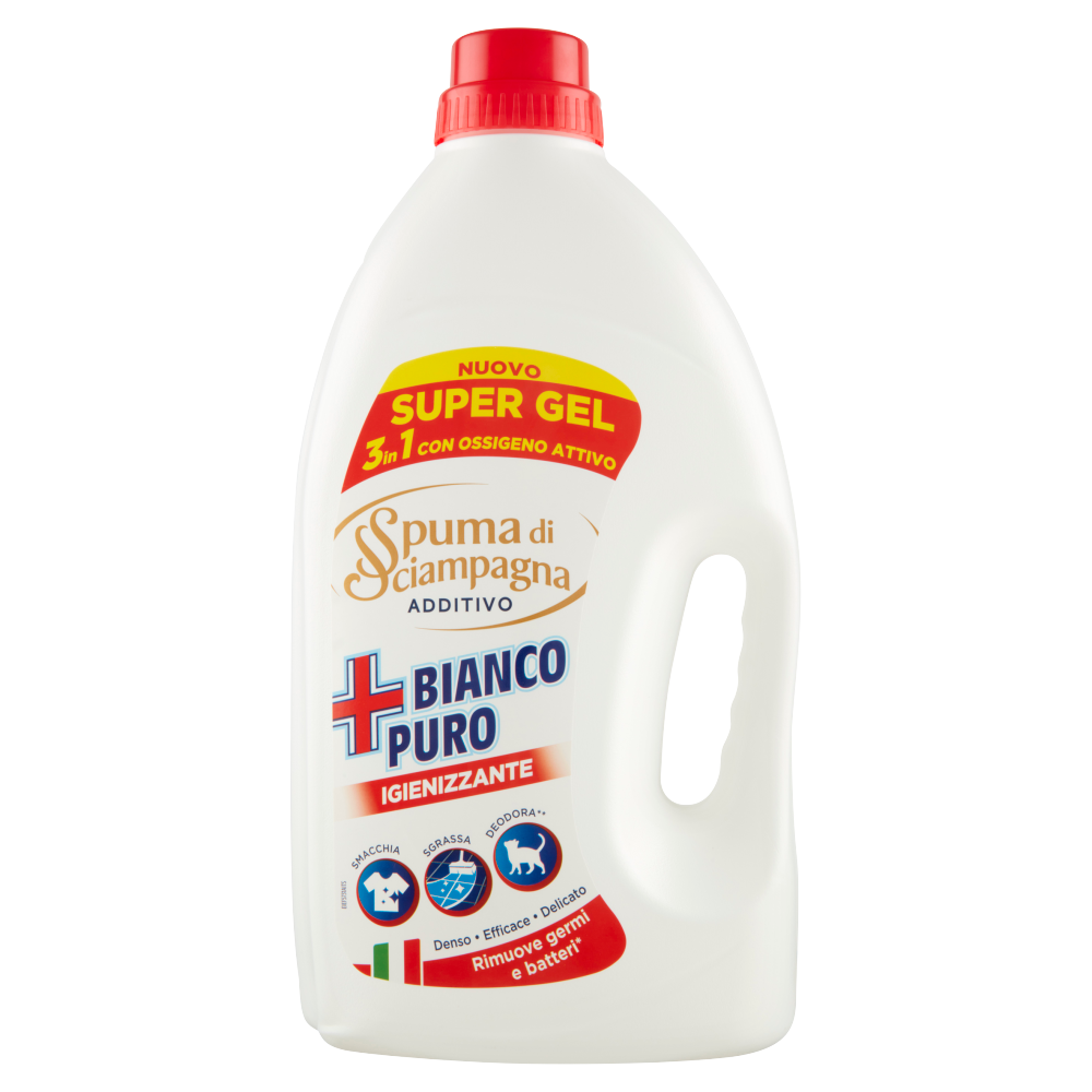 Spuma di Sciampagna Additivo Bianco Puro Igienizzante 2300 ml