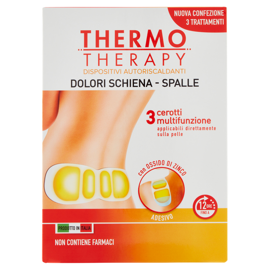ThermoTherapy Dolori Schiena - Spalle cerotti multifunzione 3 pz