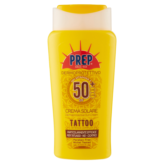Prep Dermoprotettivo 50+ SPF Crema Solare Tattoo Defence Complex 200 ml