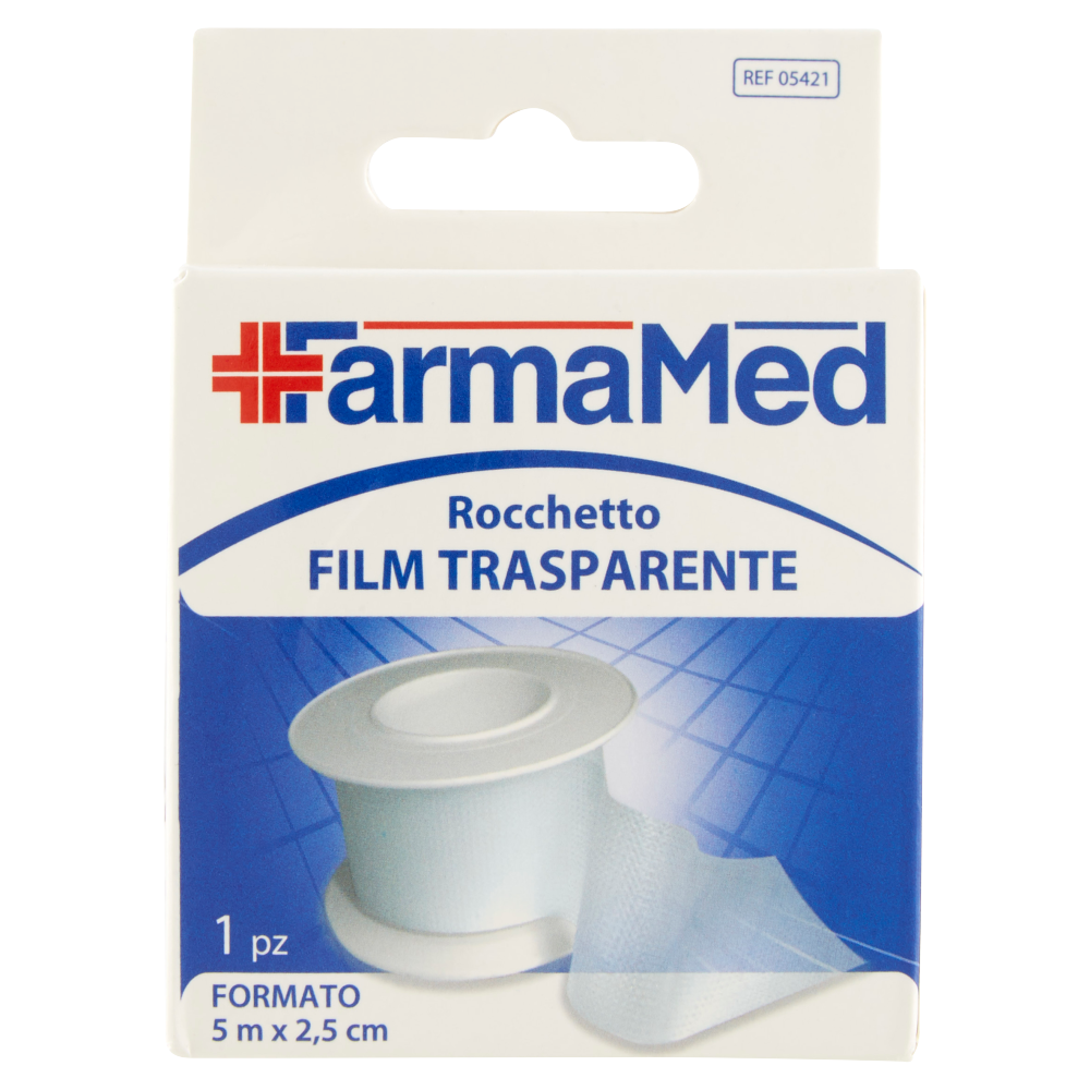 FarmaMed Rocchetto Film Trasparente Formato 5 m x 2,5 cm 1 pz