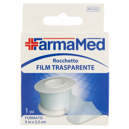 FarmaMed Rocchetto Film Trasparente Formato 5 m x 2,5 cm 1 pz