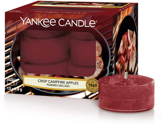 Yankee Candle - Candela Tea Light Crisp Campfire Apples