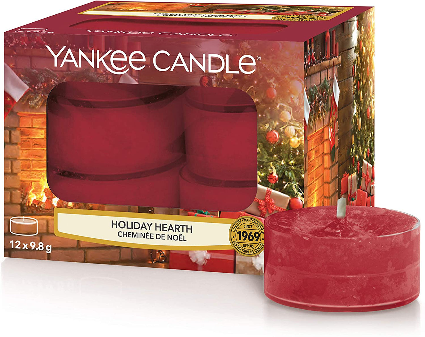 Yankee Candle - Candela Tea Light Holiday Hearth