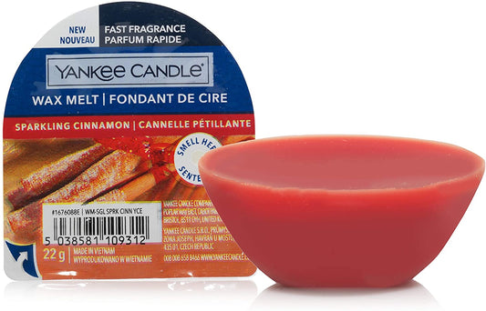 Yankee Candle - Cera da Fondere Sparkling Cinnamon - New
