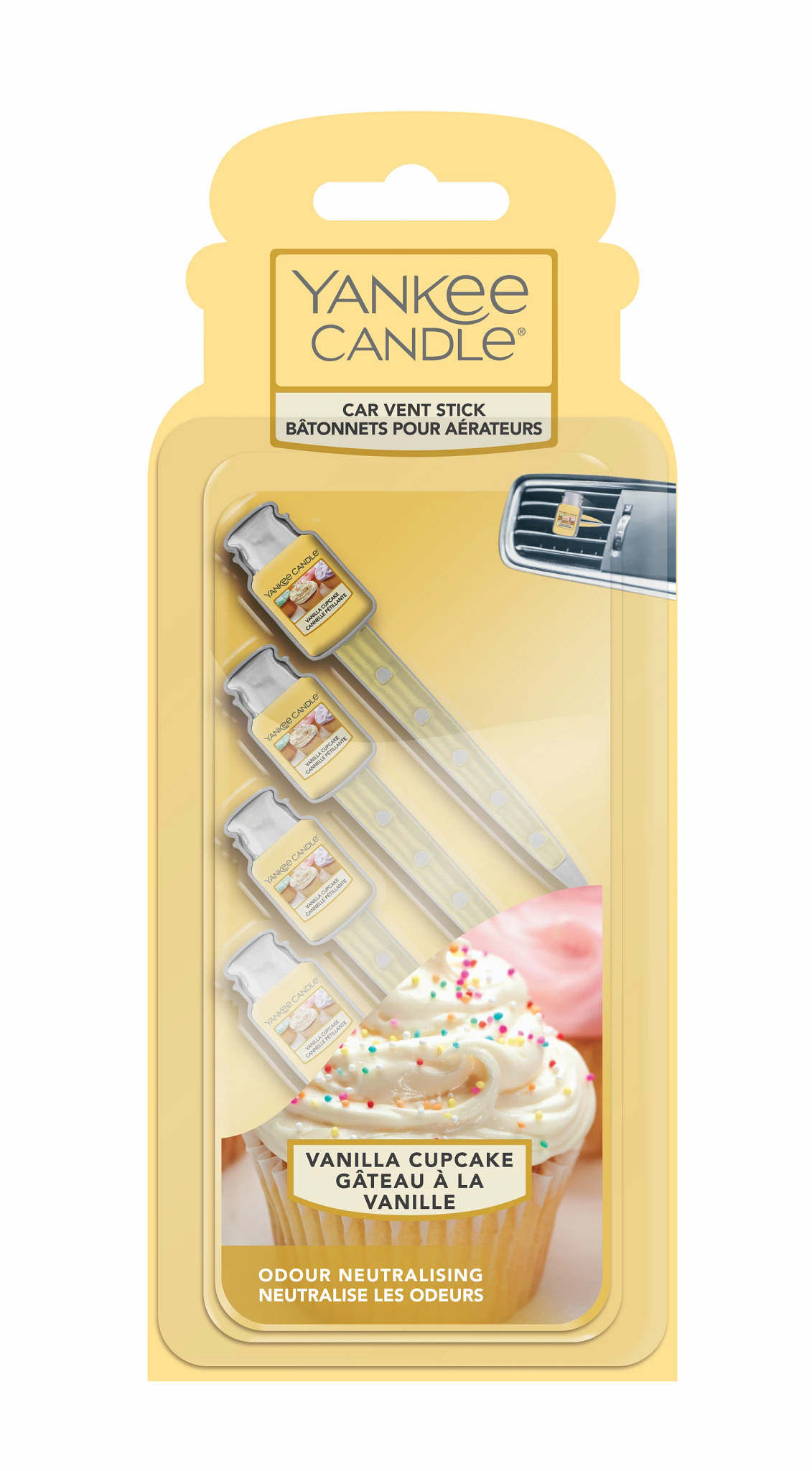 Yankee Candle - Stick Per Auto Vanilla Cupcake
