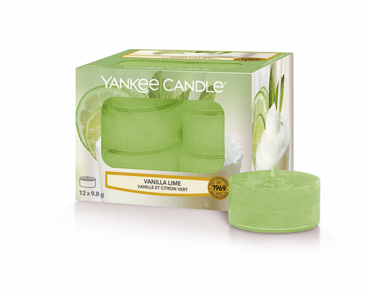 Yankee Candle - Candela Tea Light Vanilla Lime