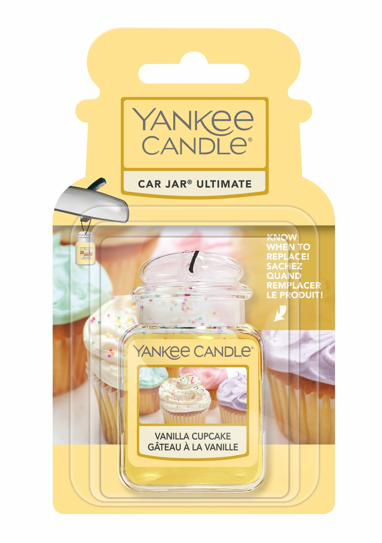 Yankee Candle - Car Jar Ultimate Vanilla Cupcake