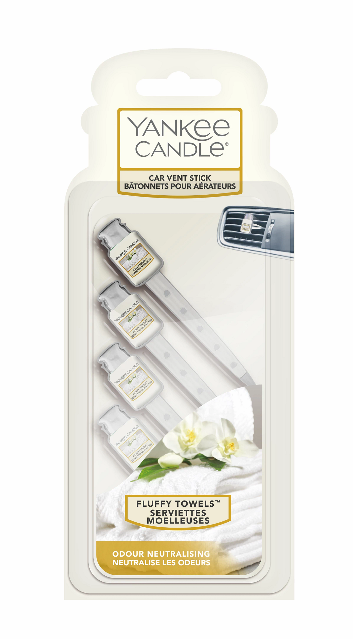 Yankee Candle - Stick Per Auto Fluffy Towels