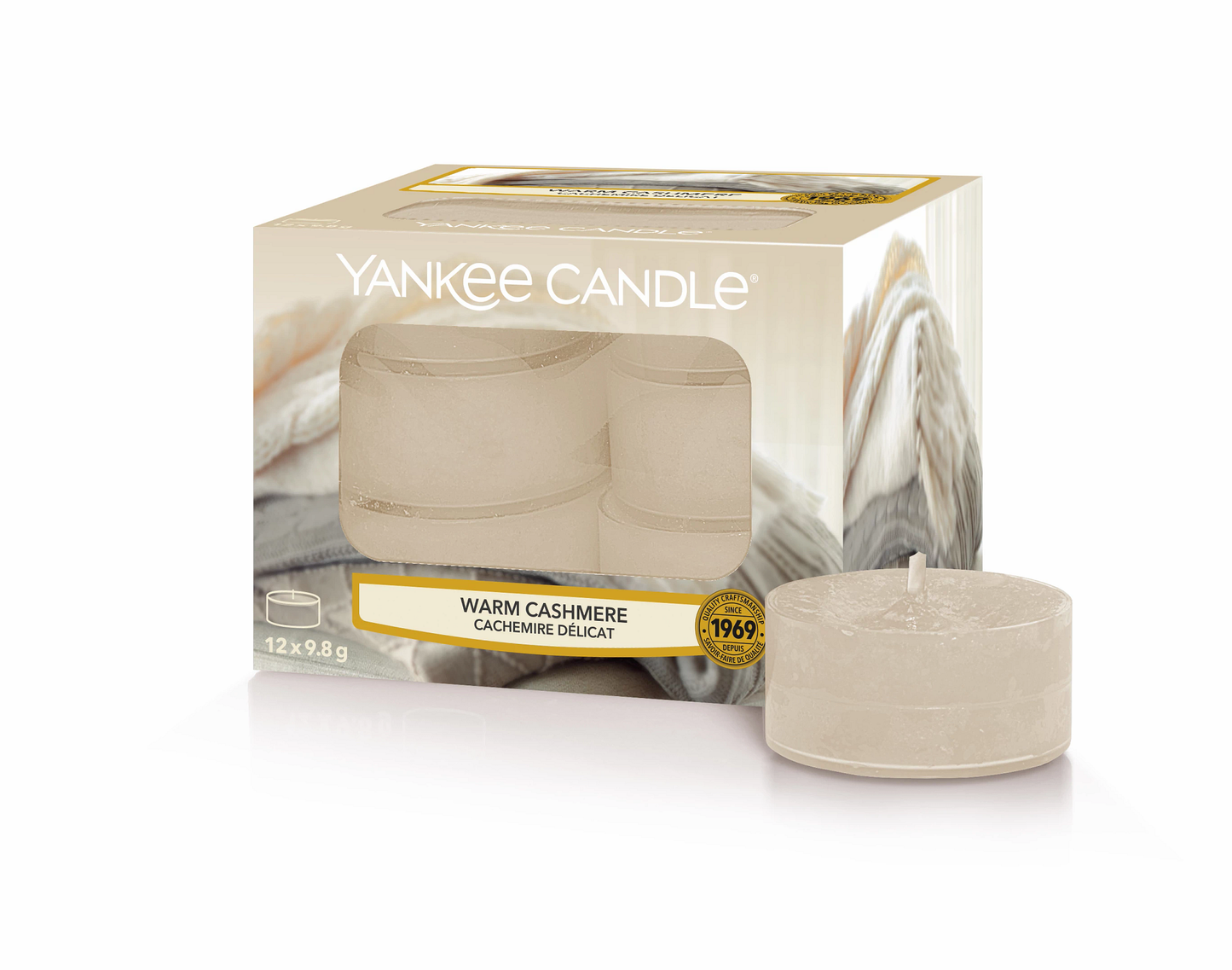 Yankee Candle - Candela Tea Light Warm Cashmere
