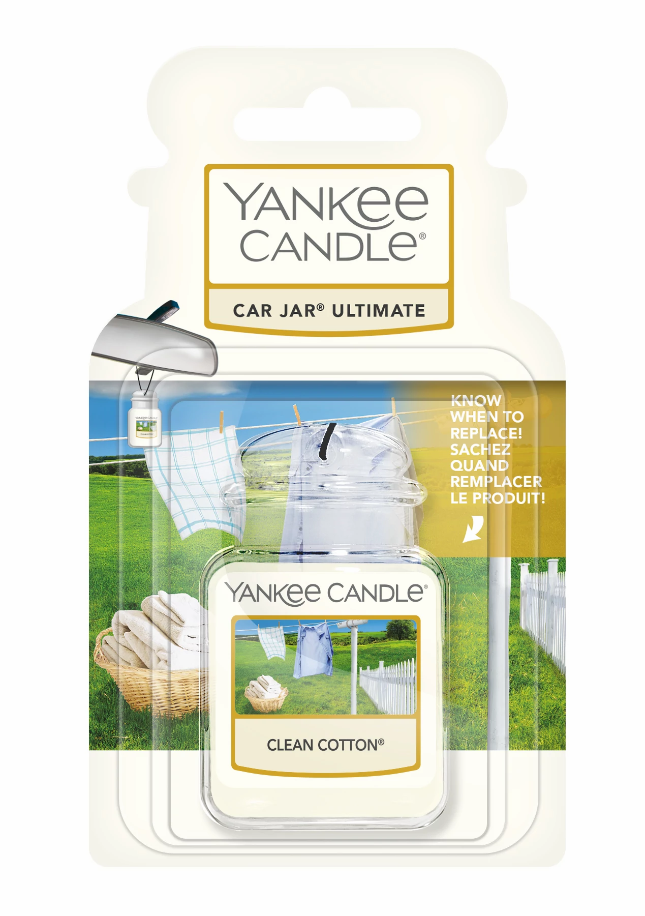 Yankee Candle - Car Jar Ultimate Clean Cotton