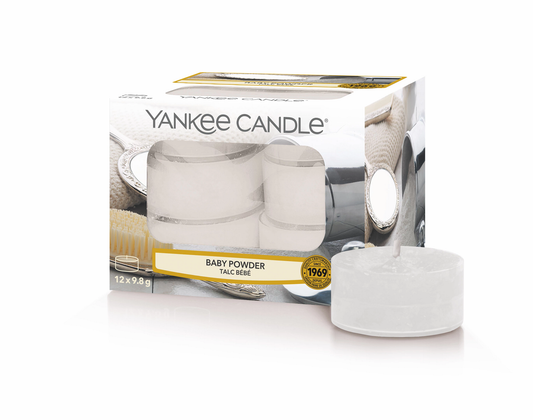 Yankee Candle - Candela Tea Light Baby Powder