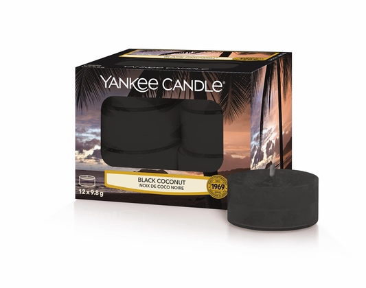Yankee Candle - Candela Tea Light Black Coconut