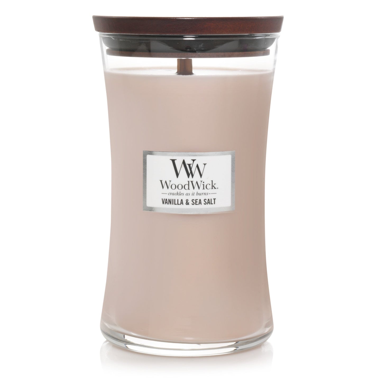 Woodwick - Candela Grande Vanilla & Sea Salt
