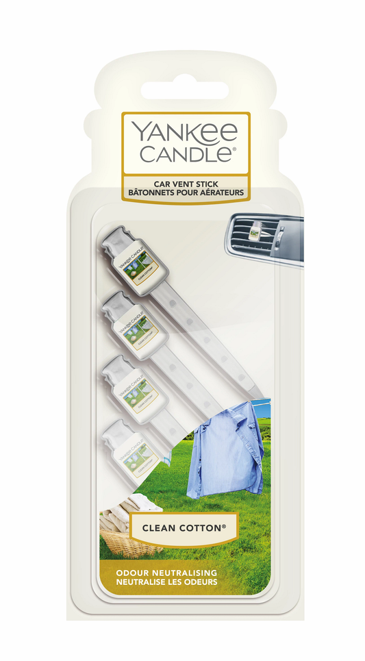 Yankee Candle - Stick Per Auto Clean Cotton