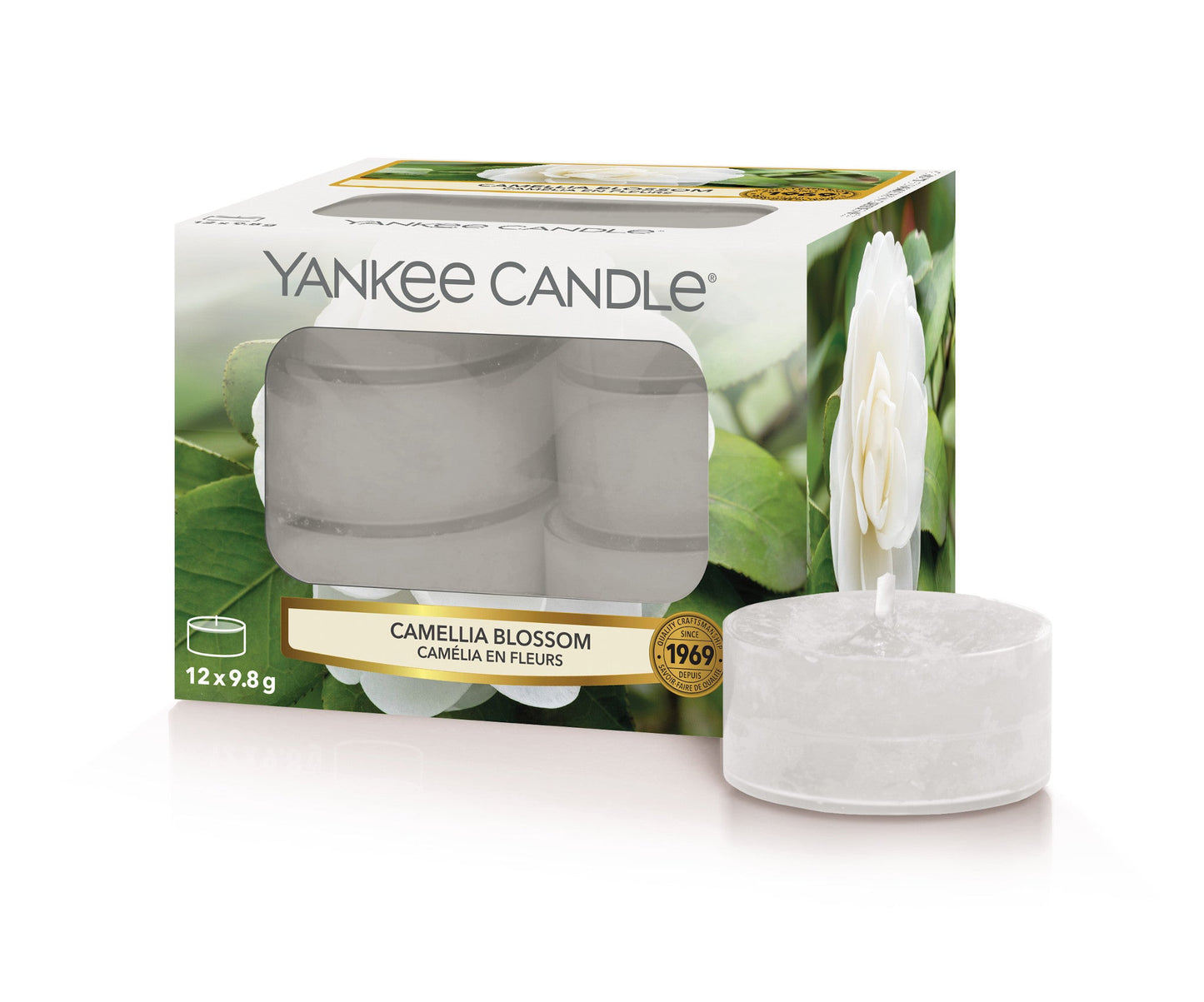 Yankee Candle - Candela Tea Light Camellia Blossom