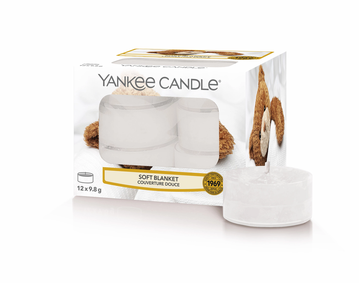 Yankee Candle - Candela Tea Light Soft Blanket