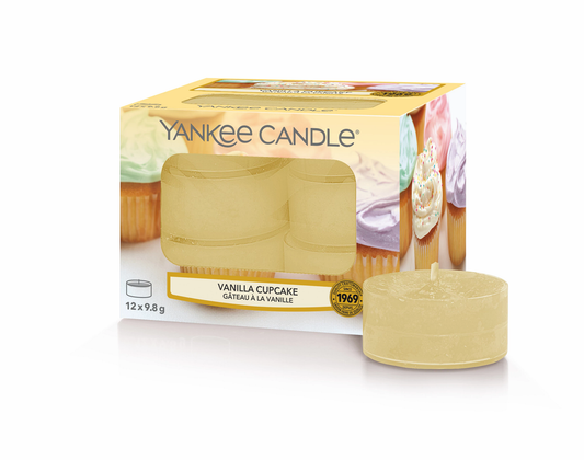 Yankee Candle - Candela Tea Light Vanilla Cupcake