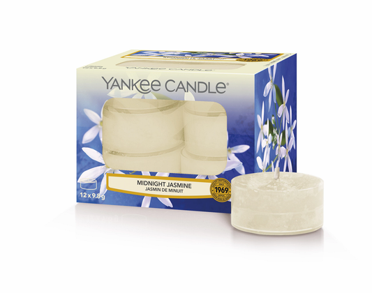 Yankee Candle - Candela Tea Light Midnight Jasmine