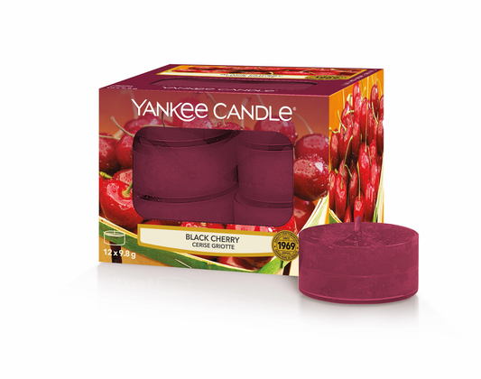 Yankee Candle - Candela Tea Light Black Cherry