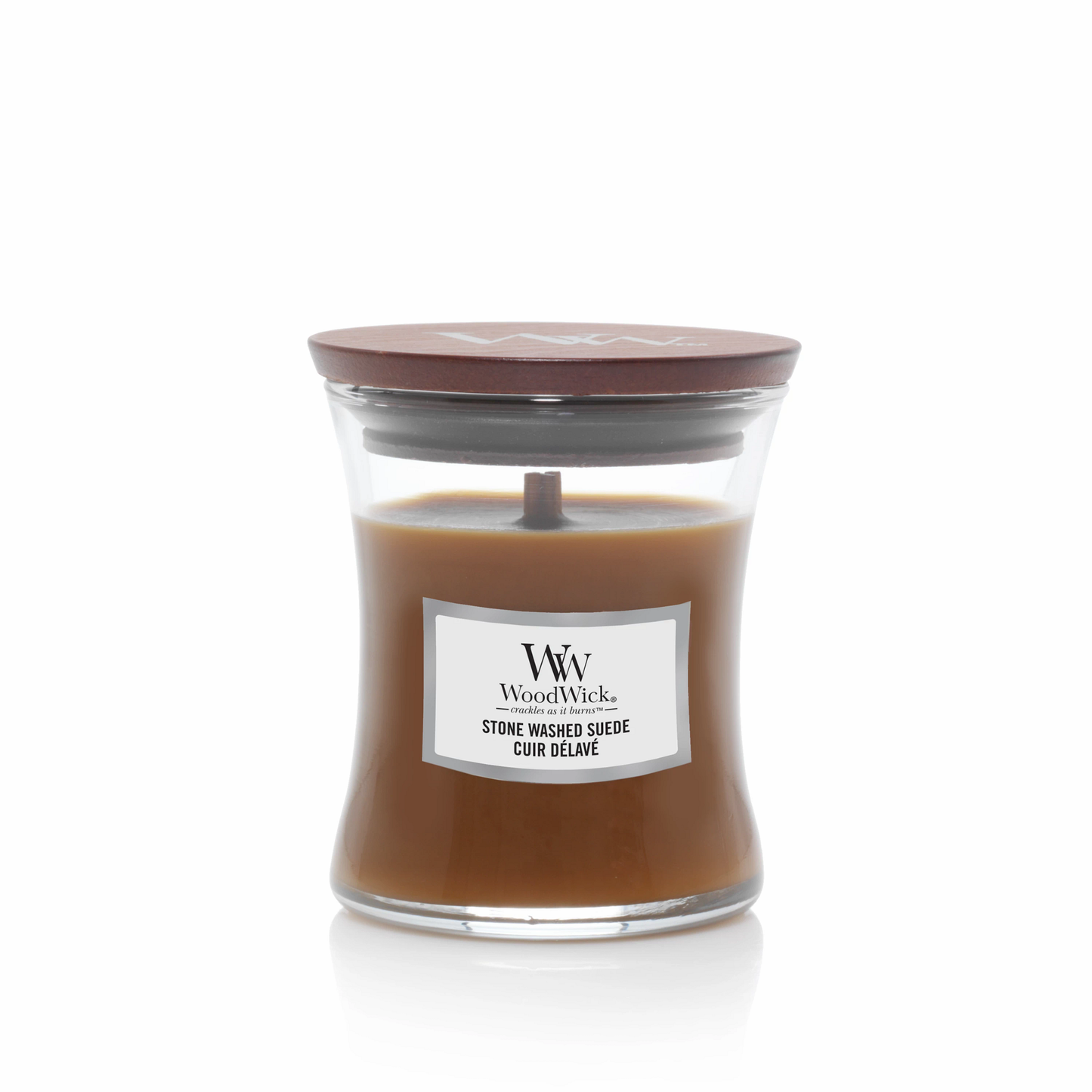 Woodwick - Candela Piccola Stone Washed Suede