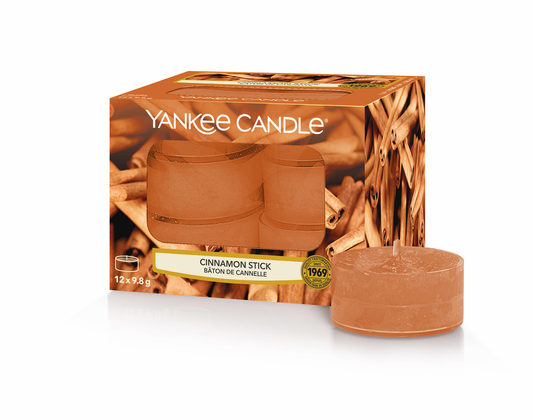 Yankee Candle - Candela Tea Light Cinnamon Stick