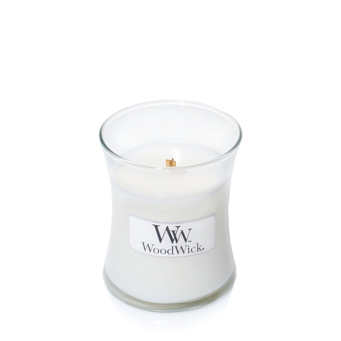Woodwick - Candela Piccola White Tea & Jasmine