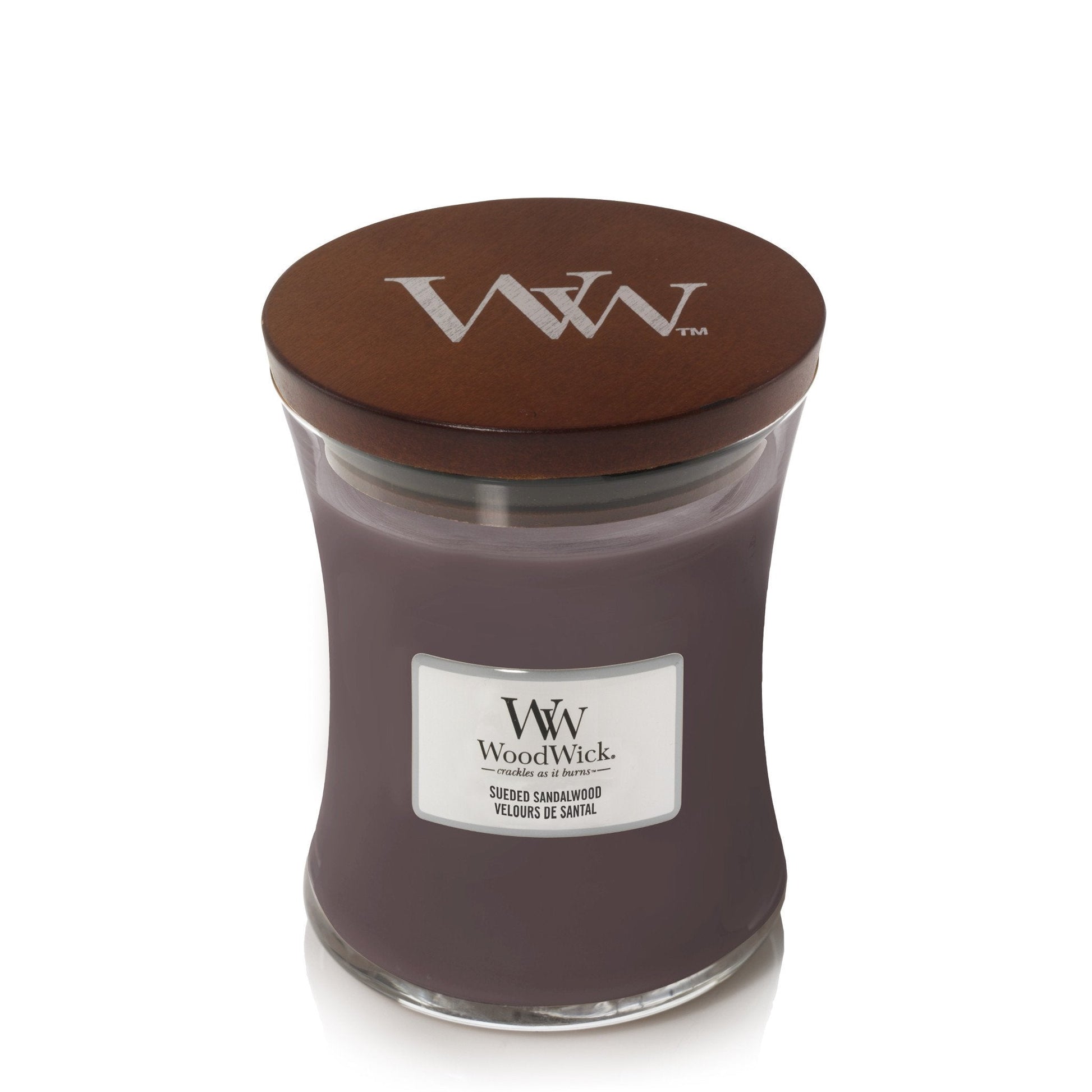 Woodwick - Candela Media Suede & Sandalwood - Home and Glam