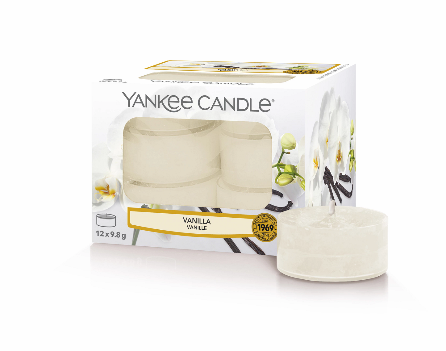 Yankee Candle - Candela Tea Light Vanilla