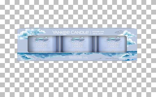 Yankee Candle - Candele votive in vetro - set da 3 - Ocean Air