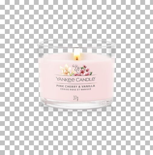 Yankee Candle - Candela votiva in vetro Pink Cherry Vanilla